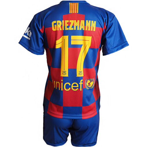 Detská športová súprava Griezmann FC Barcelona 2019 20 Home replika back