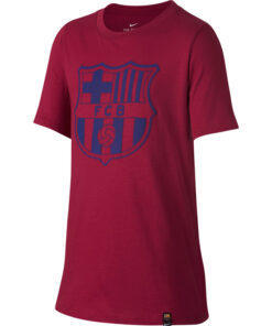 Nike FC Barcelona Crest Junior bordove front