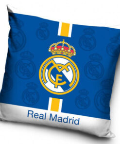 real madrid obliecka vankusik modro biely 40x40cm