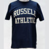 tricko russell athletic modre s bielou potlacou