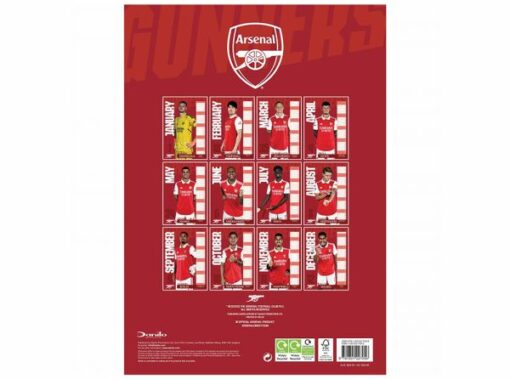 Kalendar Arsenal 2023 A3 mesiace