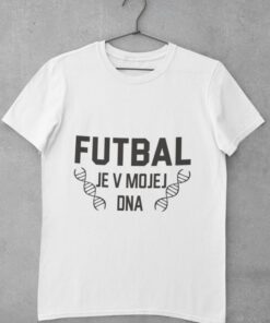 futbal dna tricko biele