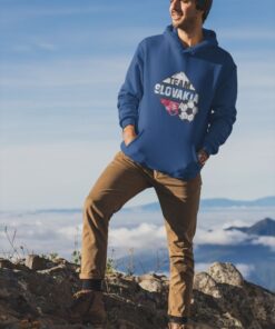 pullover hoodie mockup featuring a man at the top of a mountain 30481 5