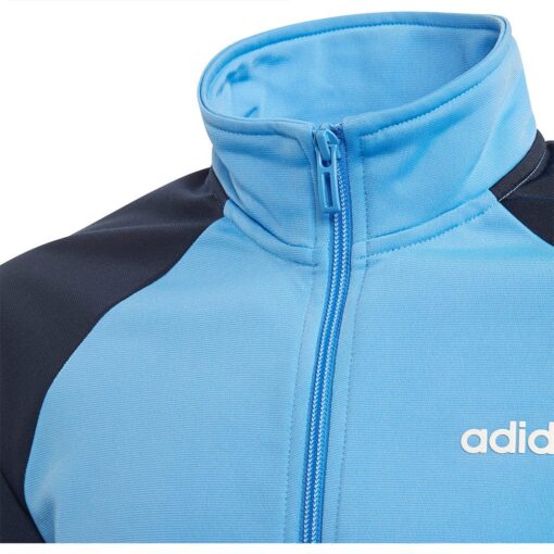 Dětská tepláková souprava Adidas modrá s černou - Image 2