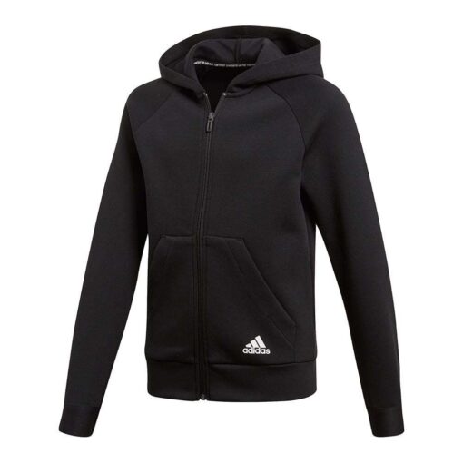 Dětská mikina Adidas černá s logem Adidas