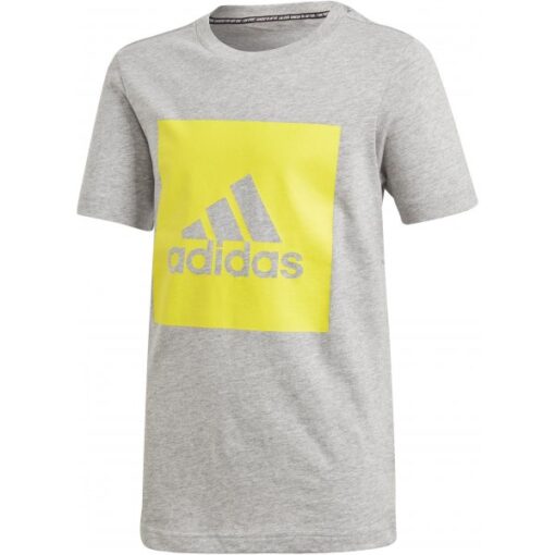 Dětské tričko Adidas šedé s nápisem Adidas