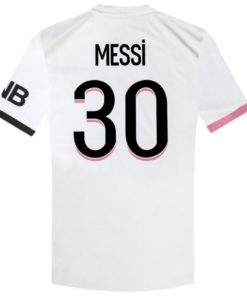 detsky dres Messi PSG 2021 biely cislo