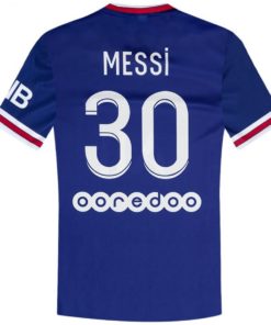 detsky dres Messi PSG 2021 modry cislo