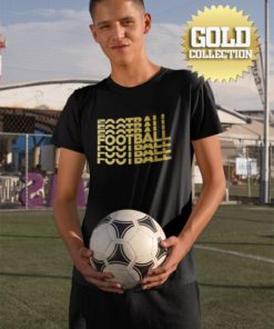 tricko football gold detske