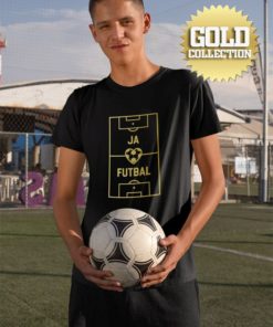 tricko milujem futbal gold detske