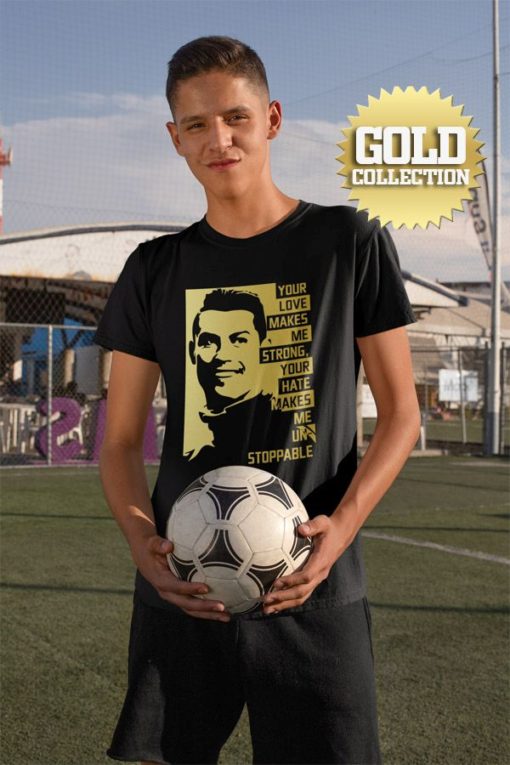 Tričko Ronaldo s mottem GOLD COLLECTION - Image 2