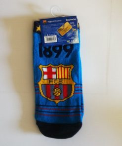 Detske ponozky FC Barcelona modre logo