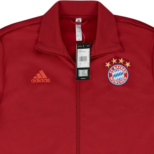 Mikina Bayern Adidas Monachium 3S TRK TOP cervena s logom