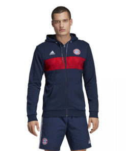 Mikina Bayern Adidas Performance modro cervena s logom