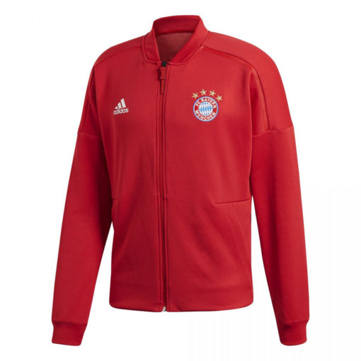 Mikina Bayern Adidas ZNE cervena s logom