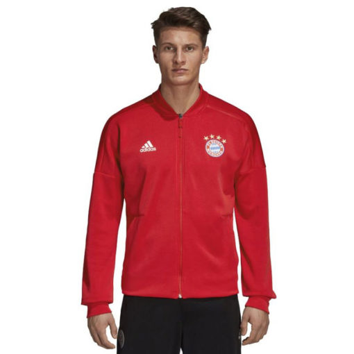 Mikina Bayern Adidas ZNE cervena s logom Bayern