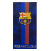 Uterak FC Barcelona modry s logom 70x140cm