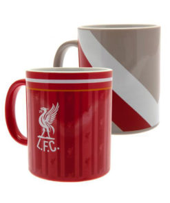 Set dvoch hrncekov FC Liverpool Retro cerveny LFC a bezovy