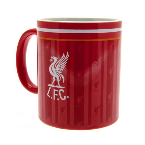 Set dvoch hrncekov FC Liverpool Retro cerveny s LFC