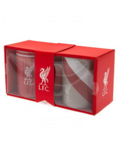 Set dvoch hrncekov FC Liverpool Retro v krabicke