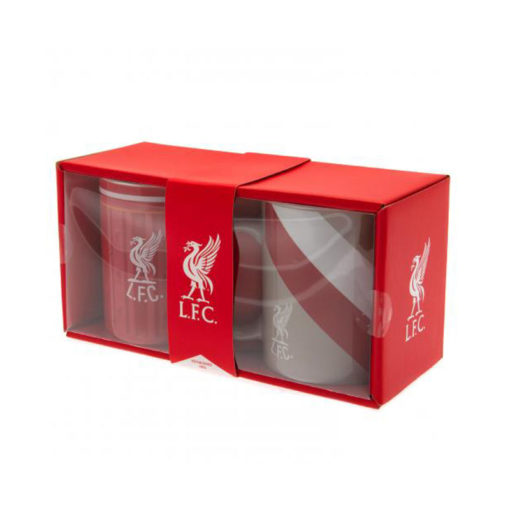 Set dvoch hrncekov FC Liverpool Retro v krabicke