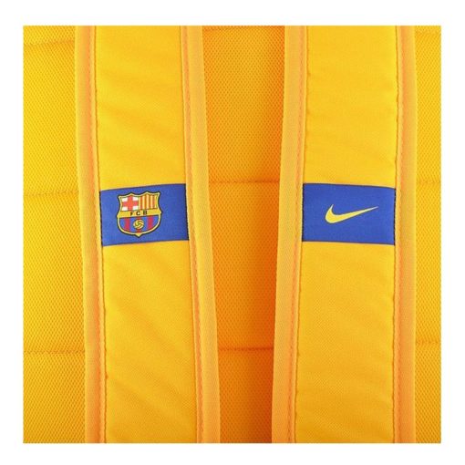 sportovy batoh fc barcelona zlty detail