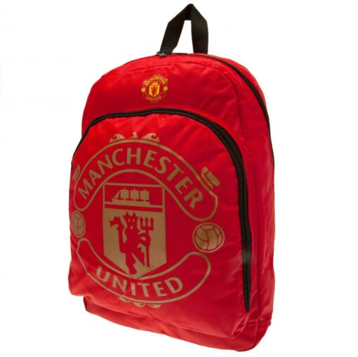 Ruksak Manchester United CR cerveny s logom