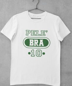 Tricko Pele Brazilia 10 biele