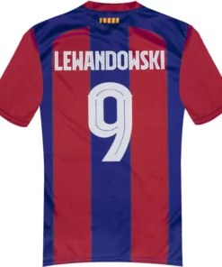 Detsky dres Lewandowski FC Barcelona 2023 24 replika meno a cislo