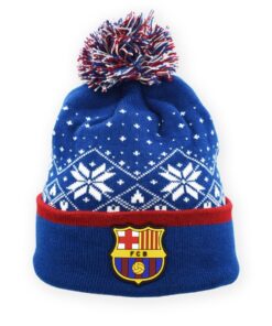 Čiapka FC Barcelona s brmbolcom Christmas