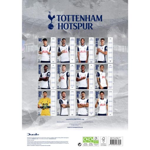 Kalendár Tottenham 2025-zoznam