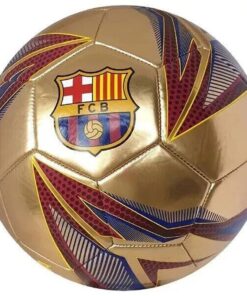 futbalová lopta fc barcelona gold